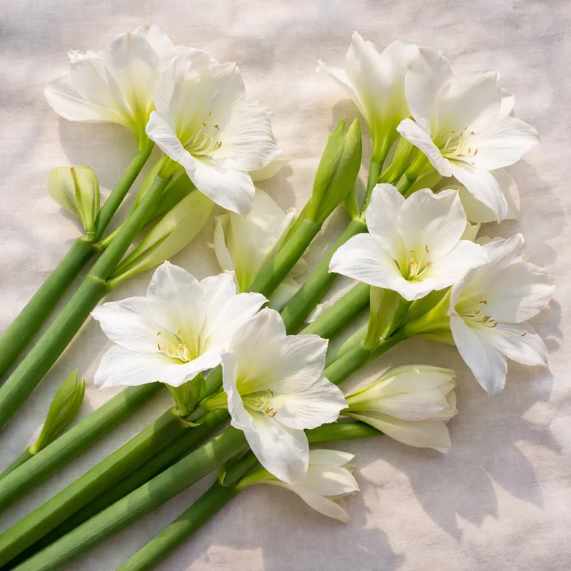 Amaryllis - vit - bild 4