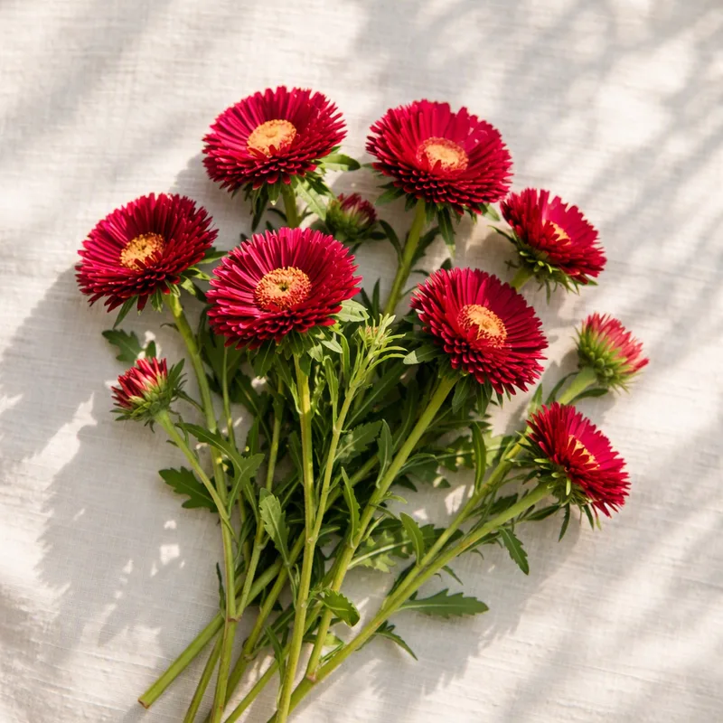 Aster - röd - bild 4