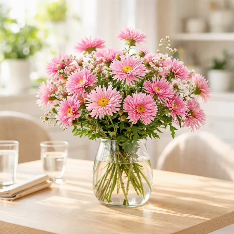 Aster - rosa - bild 2