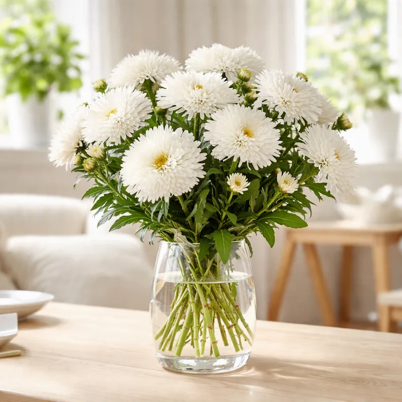 Aster - vit - bild 2