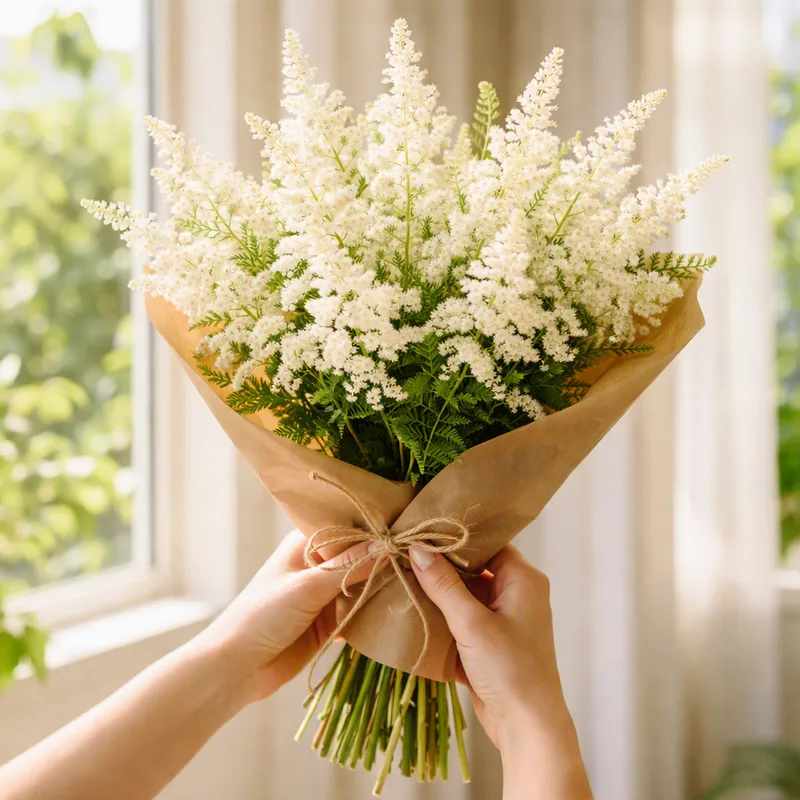 Astilbe - vit - bild 3