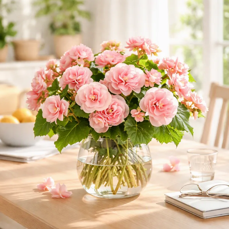 Begonia - rosa - bild 2