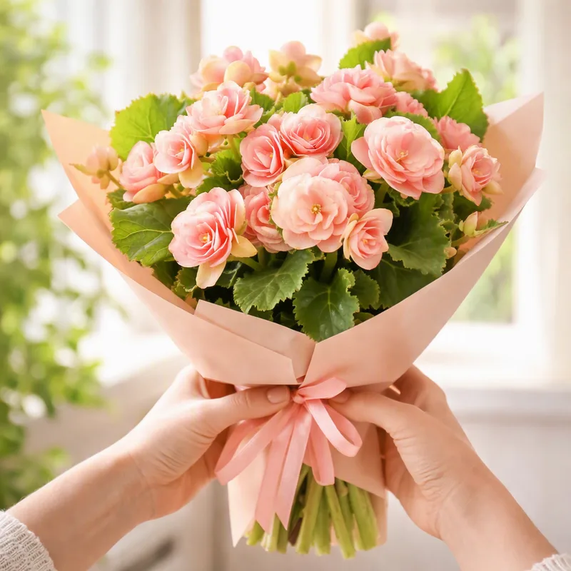 Begonia - rosa - bild 3