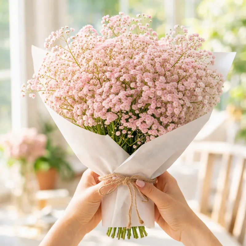 Brudslöja - rosa - bild 3