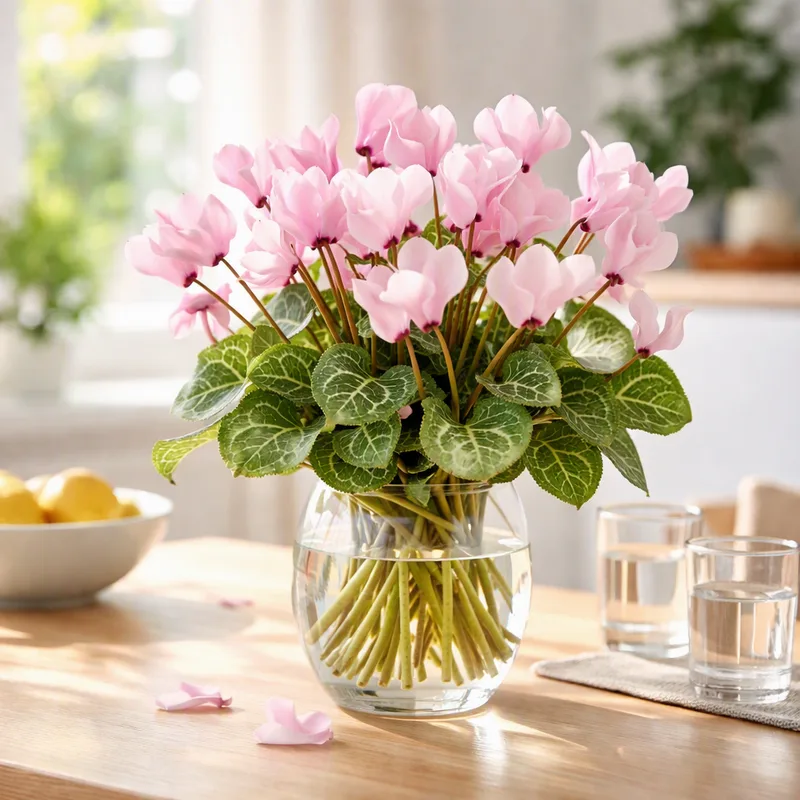 Cyklamen - rosa - bild 2