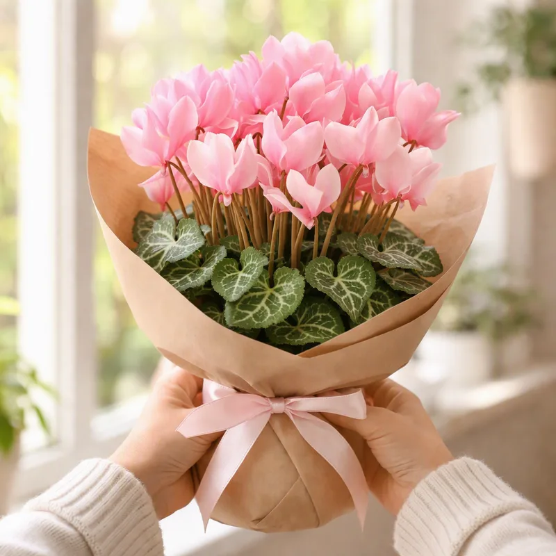 Cyklamen - rosa - bild 3