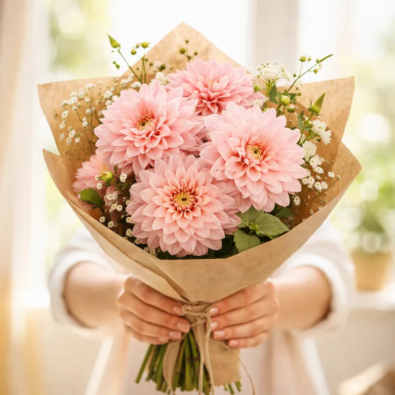 Dahlia - rosa - bild 3