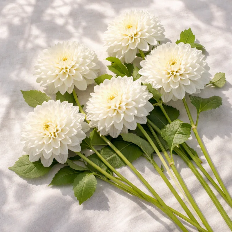 Dahlia - vit - bild 4