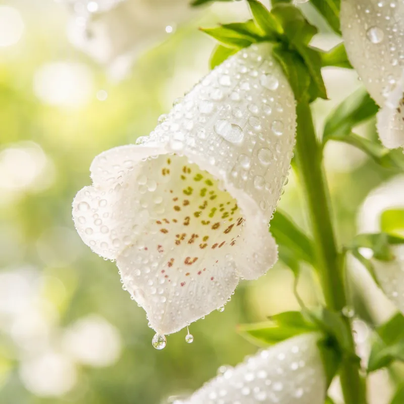Fingerborgsblomma - vit