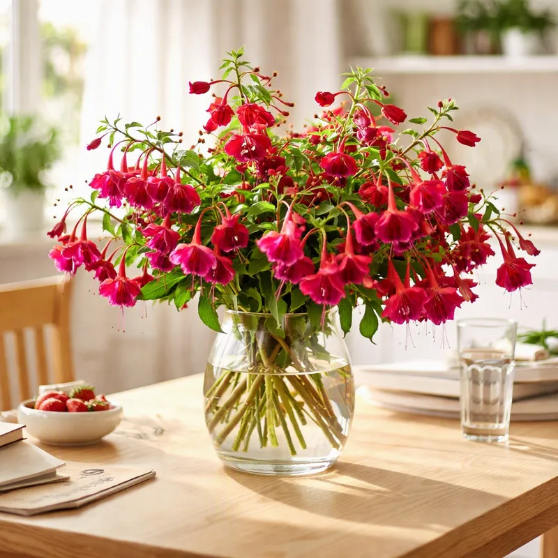 Fuchsia - röd - bild 2