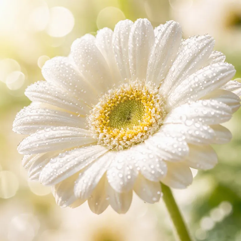 Gerbera - vit