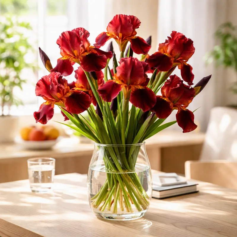 Iris - röd - bild 2