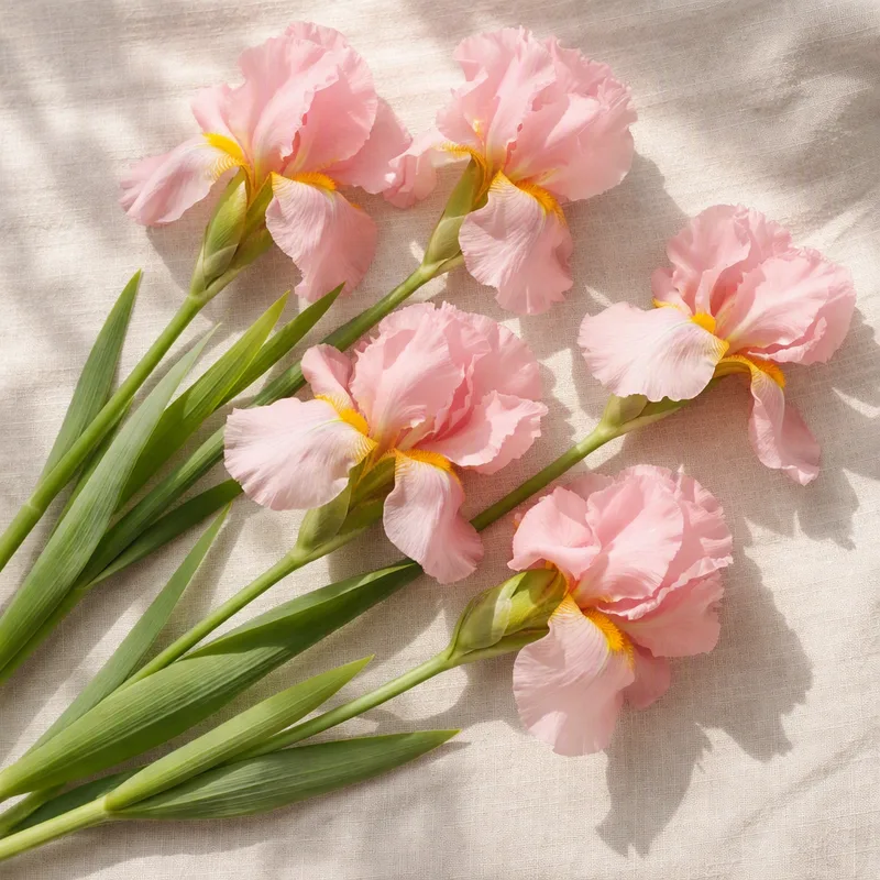 Iris - rosa - bild 4