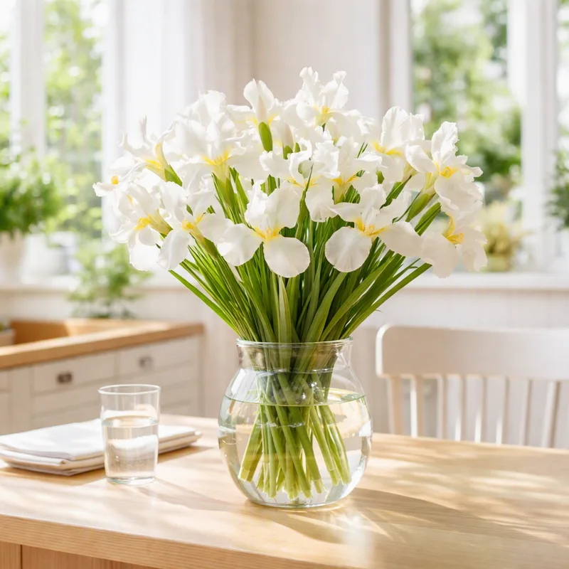 Iris - vit - bild 2