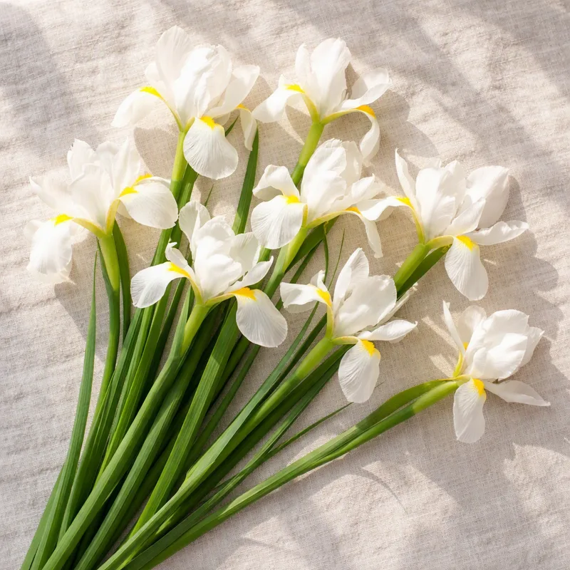Iris - vit - bild 4