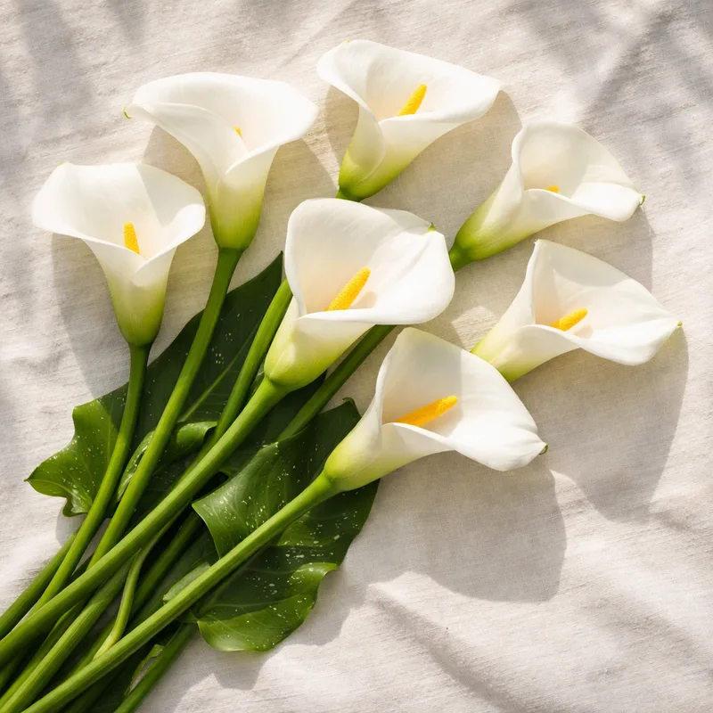 Kalla (calla) - vit - bild 4