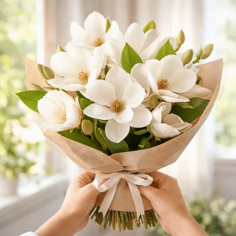 Magnolia - vit - bild 3