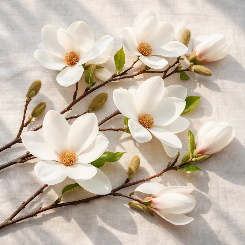 Magnolia - vit - bild 4