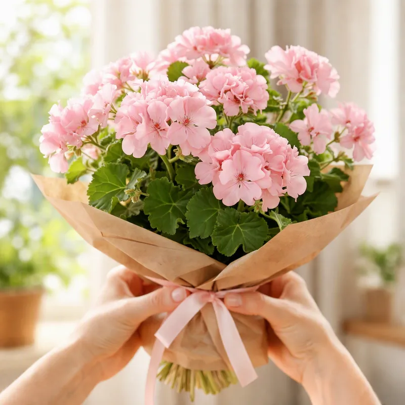 Pelargon - rosa - bild 3