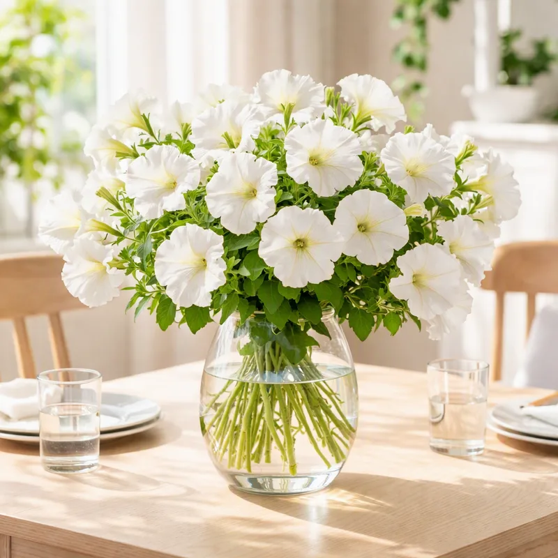 Petunia - vit - bild 2