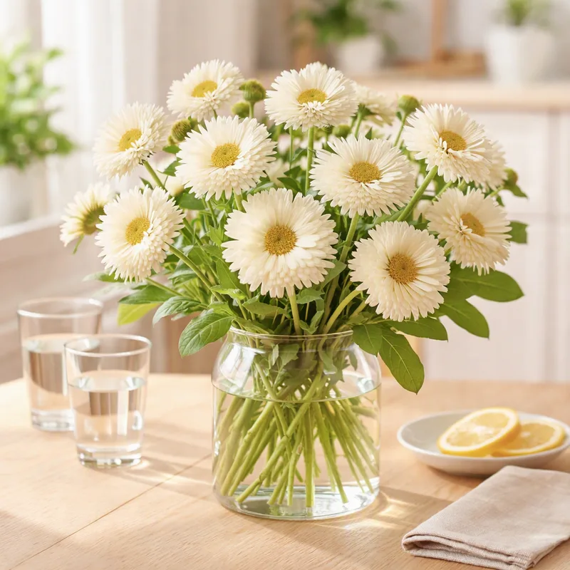 Ringblomma - vit - bild 2