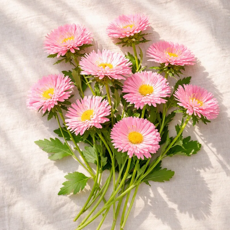 Sommaraster - rosa - bild 4
